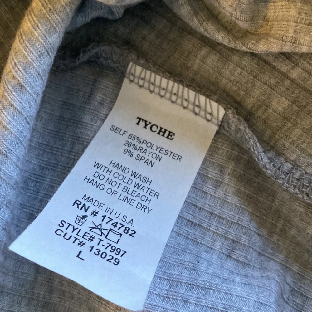 Tyche Ribbed Long Sleeve Wrap Top - Picture 6 of 8